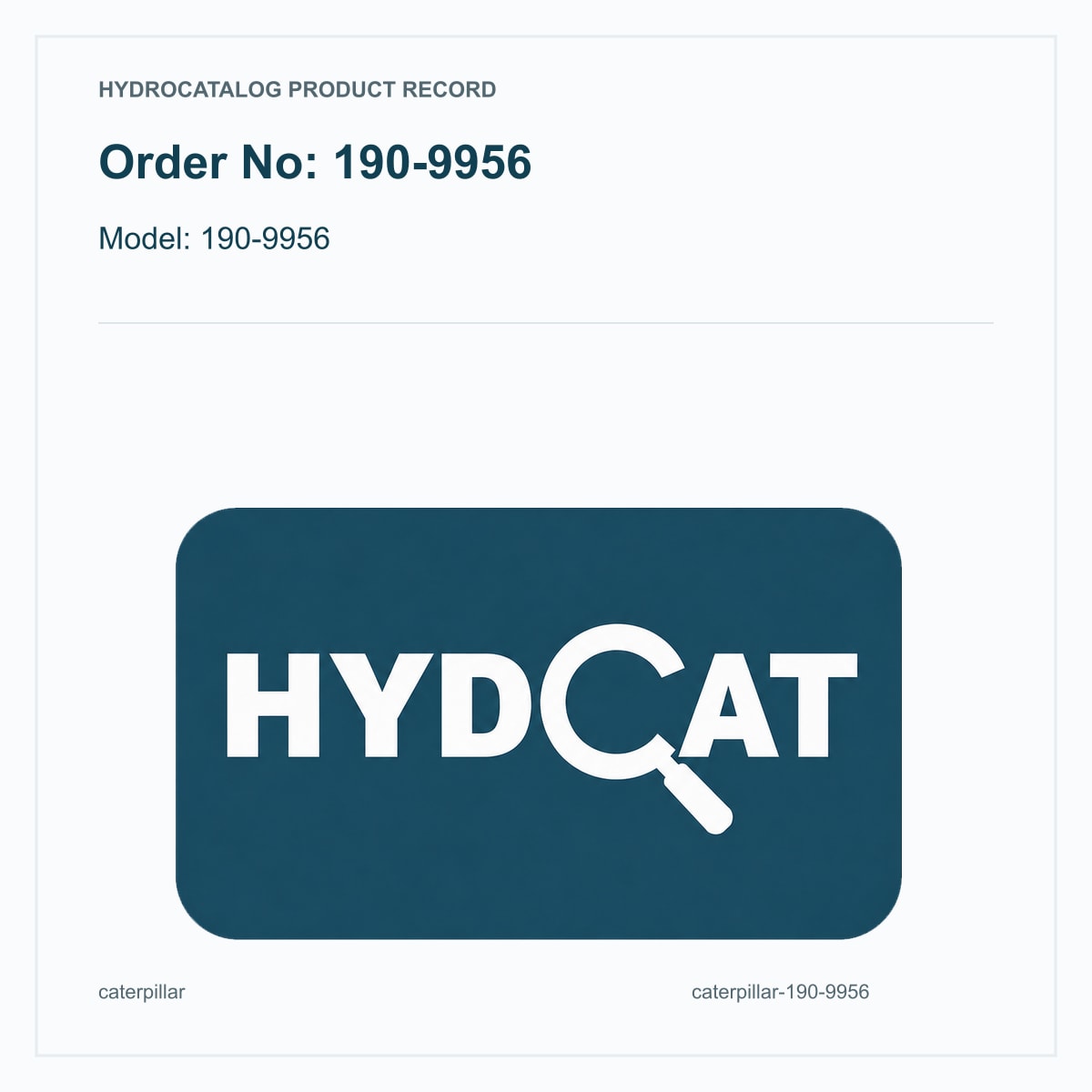 Caterpillar 190-9956