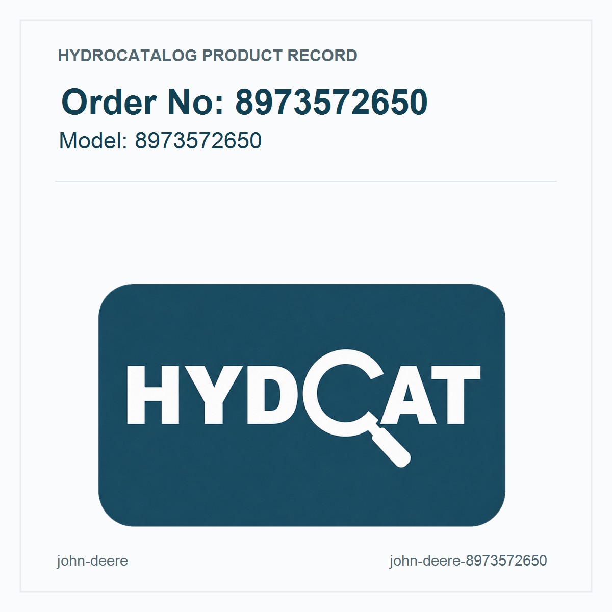 John Deere 8973572650