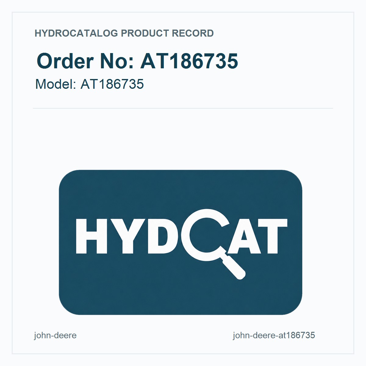 John Deere AT186735