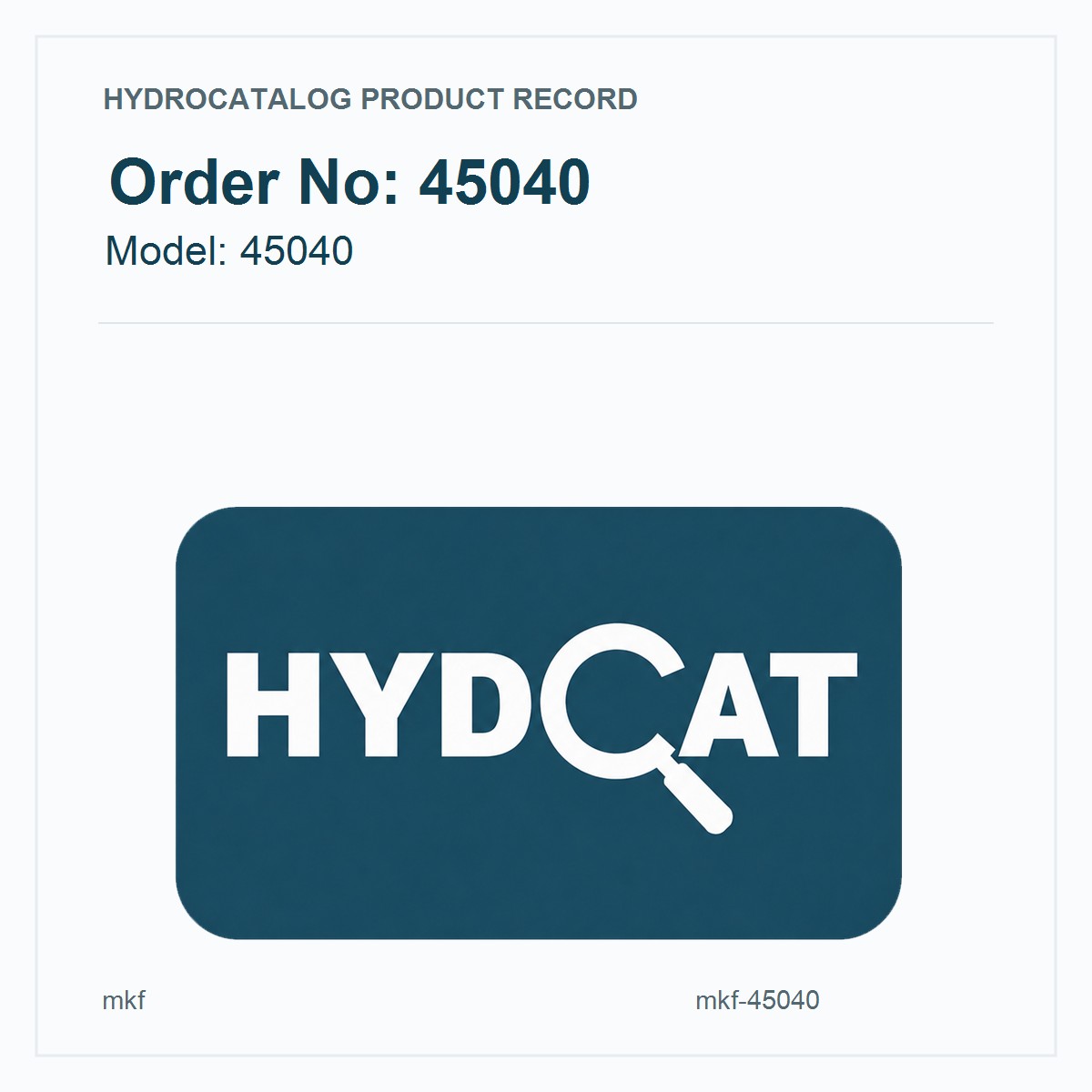Mkf 45040