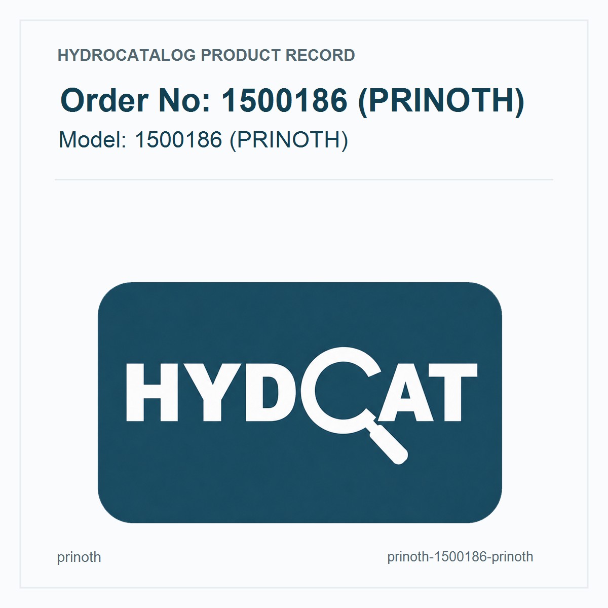 Prinoth 1500186 (PRINOTH)