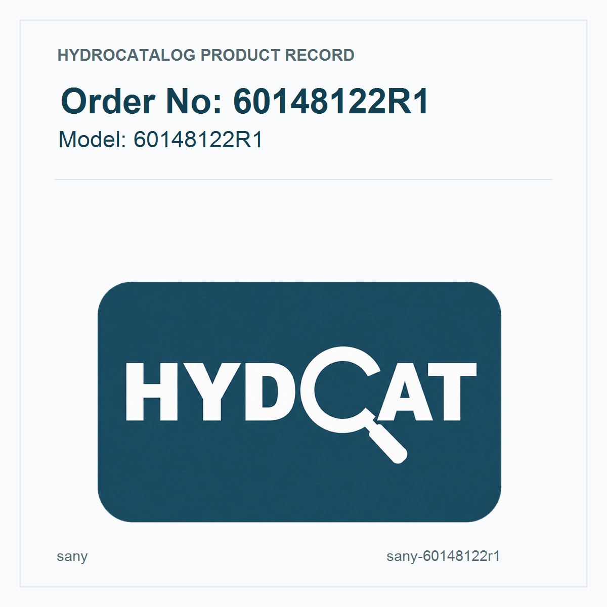 SANY 60148122R1