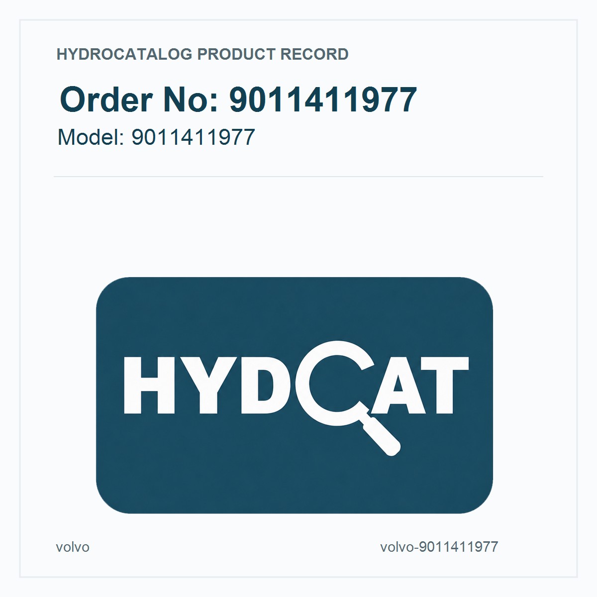 Volvo 9011411977