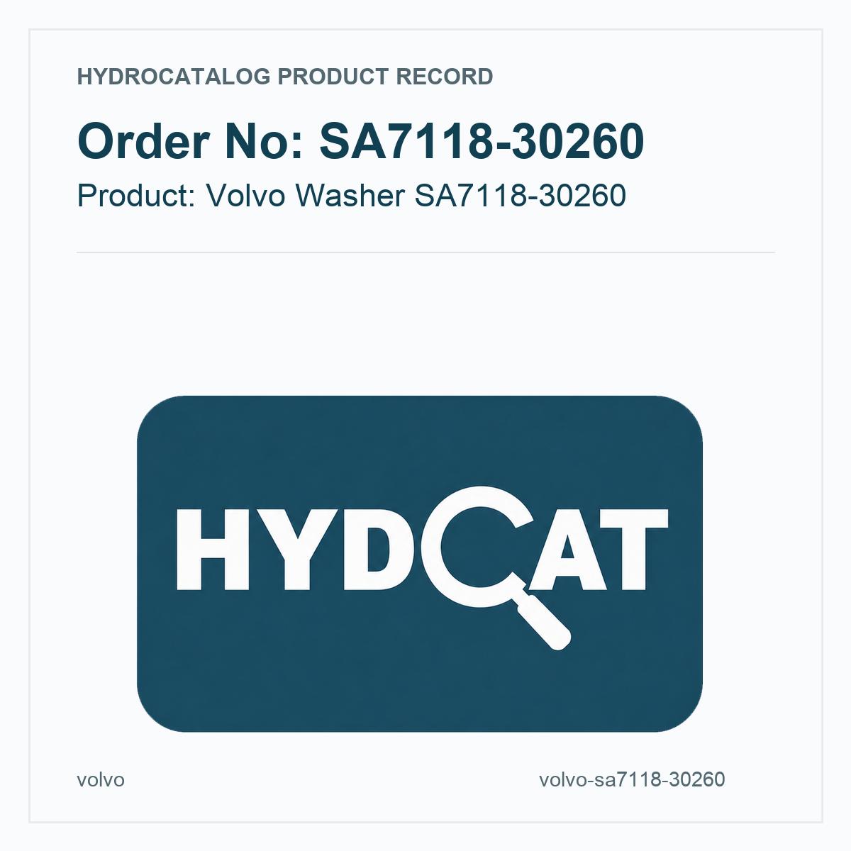 Volvo SA7118-30260