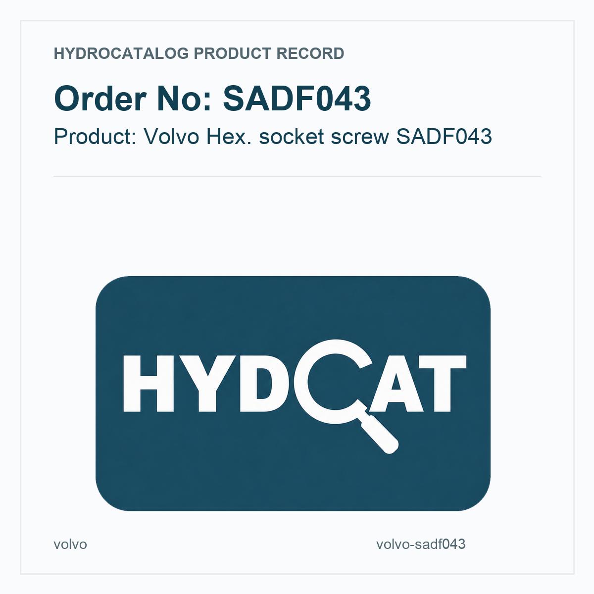 Volvo SADF043