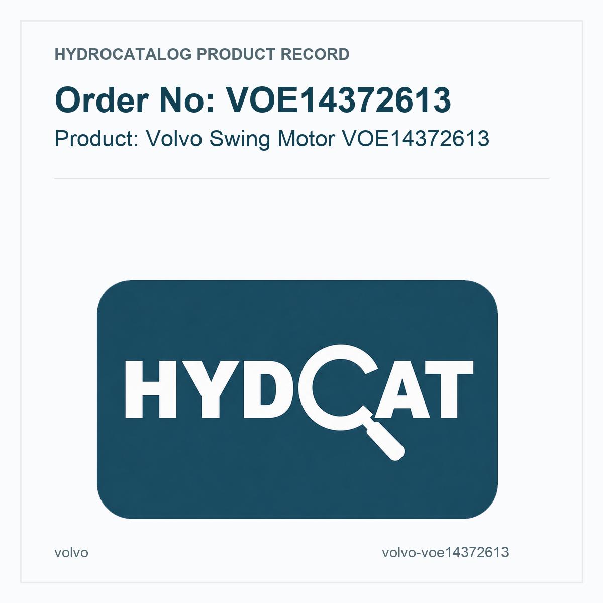 Volvo VOE14372613
