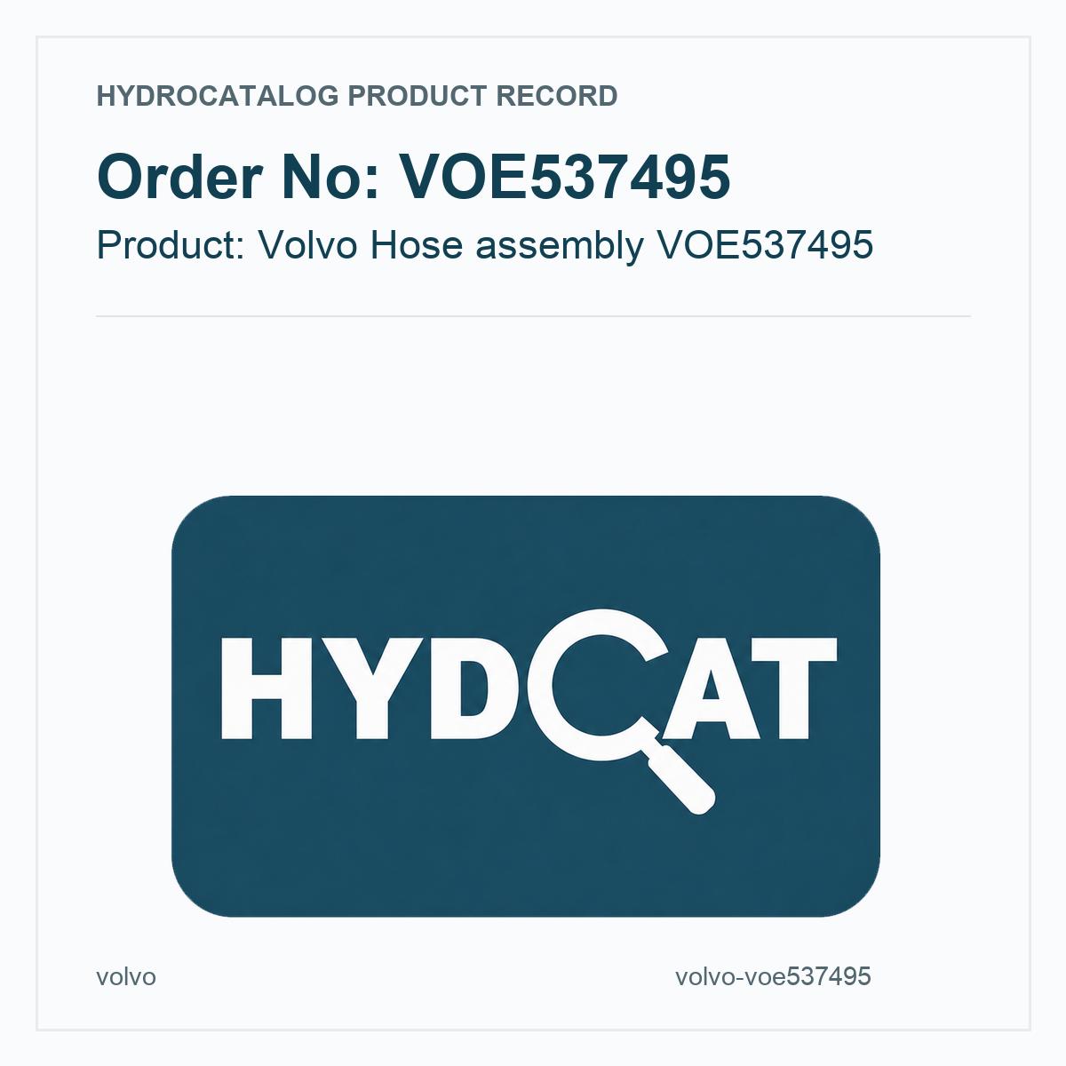 Volvo VOE537495
